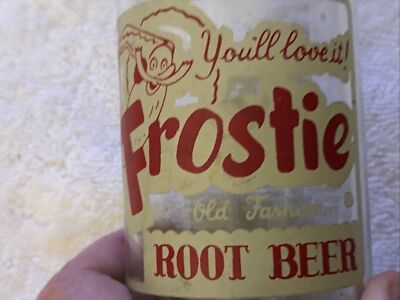 1958 FROSTIE ROOT BEER VINTAGE 12 oz. Bottle, READING