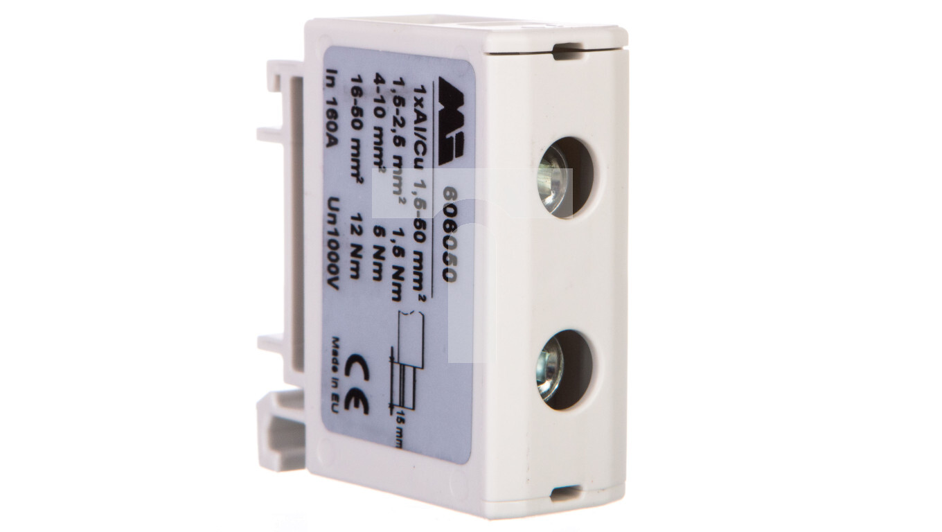 Single-track rail terminal block 1.5-50mm2 gray EURO OTL 50 1xAl / Cu 606 /T2UK