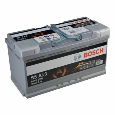 Bosch S5 A13 AGM Autobatterie 12V 95Ah 850A | Start-Stopp | wartungsfrei | NEU