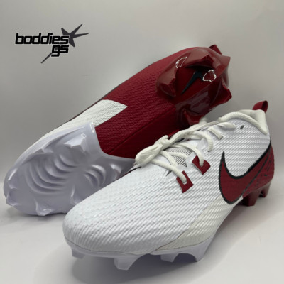 Men's Size 12-Nike Vapor Edge Speed 360 2 White/Crimson Football (FQ4045-104)