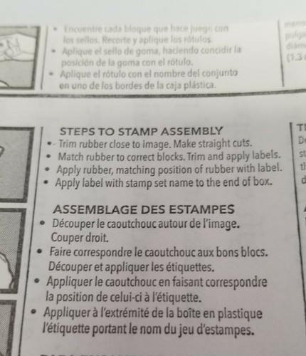 Stampin' Up Rubber Stamp Kit Wishing you Hope Peace Love Christmas - Picture 8 of 12