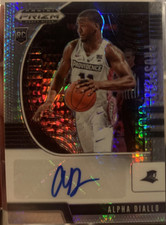 Alpha Diallo Providence Basketball panini silver Prizm Autograph Rookie Card RC