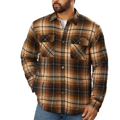 Grizzly Mountain Men's Flannel Shirt Jacket | eBay
