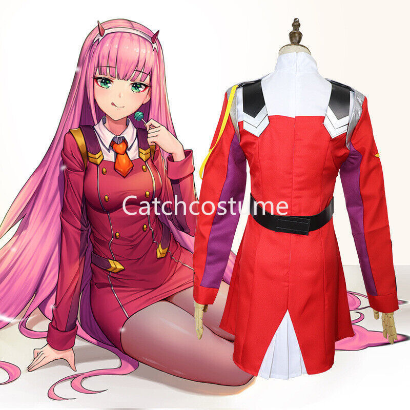 Cosplay Zero Two. Uniforme e/ou Peruca, Anime Darling in the Franxx