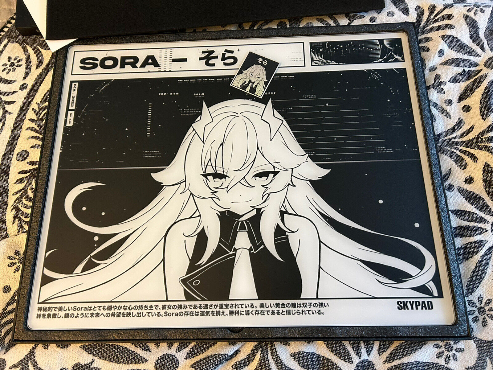 SKYPAD 3.0 XL SHINY SORA GLASS MOUSEPAD LIMITED EDITION-Only 1,000 Made! In  Hand