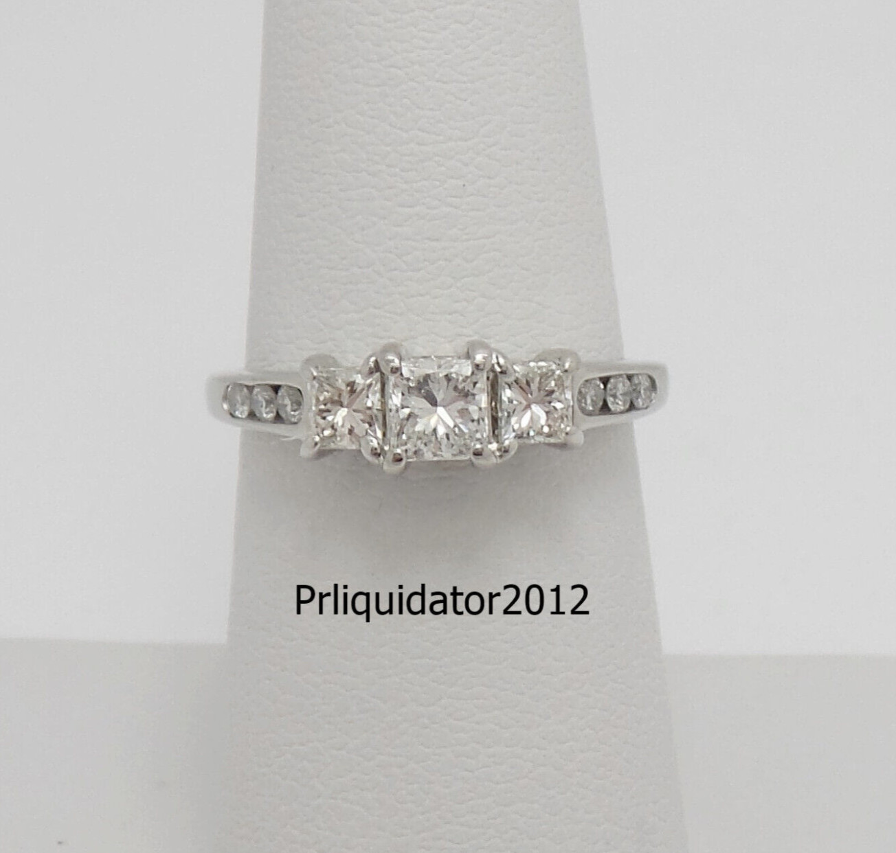 1CT Natural Diamond Anniversary Engagement Wedding Bridal Ring 14K White Gold