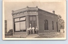 RPPC Real Photo Postcard West Virginia Richwood Nicholas County Bank Building