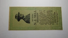 1861 Confederate Currency Facsimile Political Advertising Note For N.J. Bell