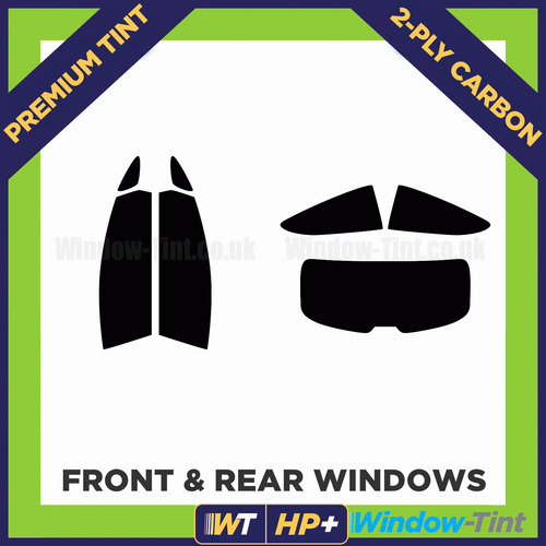 For Vauxhall Astra 3-door 2010-15 (J) Carbon Pre Cut Window Tint Full HP+ Opel - Picture 2 of 10