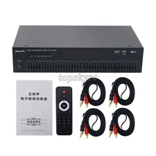 Dual 20-Band Stereo EQ Graphic Equalizer w/Dual RCA Connector w/ Remote EQ666BT