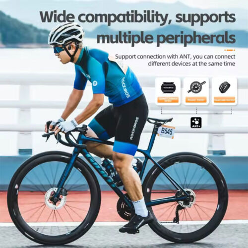 ROCKBROS M1 Smart GPS Cycling Wireless Speedometer MTB Road Bike Speed Meter New - Picture 10 of 19