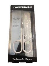 Tweezerman Baby Nail Scissors with Bear File, New in Box