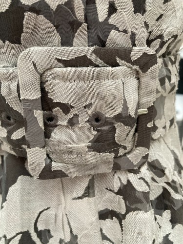 Phase Eight Grey & White Floral Lace Fit & Flare Belted Dress 16 Occasion - Picture 13 of 15