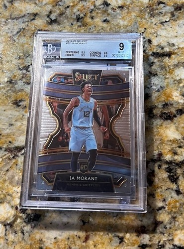 Ja Morant RC Panini Select Prizm Refractor BGS 9 Rookie Grade Beckett Silver ? - Picture 5 of 9