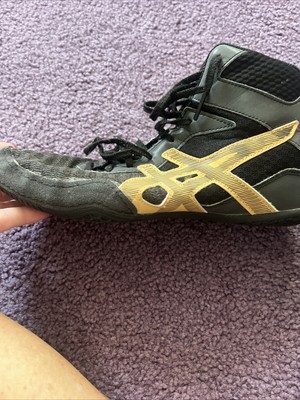 Asics MatControl 2 L.E Lite Wrestling Shoes Black/Gold 