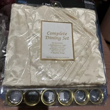 Complete Dining Set For 6 