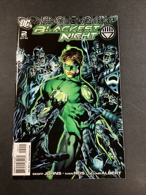 BLACKEST NIGHT #1 - 8 COMIC BOOK LOT FULL SERIES GREEN LANTERN DC