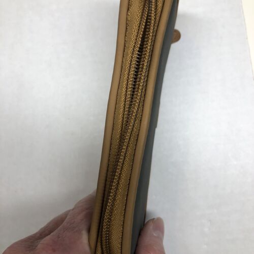 90s Vintage GUESS Watch Case Green & Tan Travel Zip CASE ONLY - Bild 5 von 5