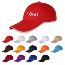 10 x Cappellini Vuoti Sublimazione Berretto Regolabile Poliestere Cappello Baseball per Pressa di Calore