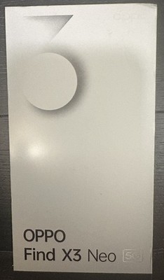 oppo find x3 neo Verpackung Box Schachtel Karton Ovp 