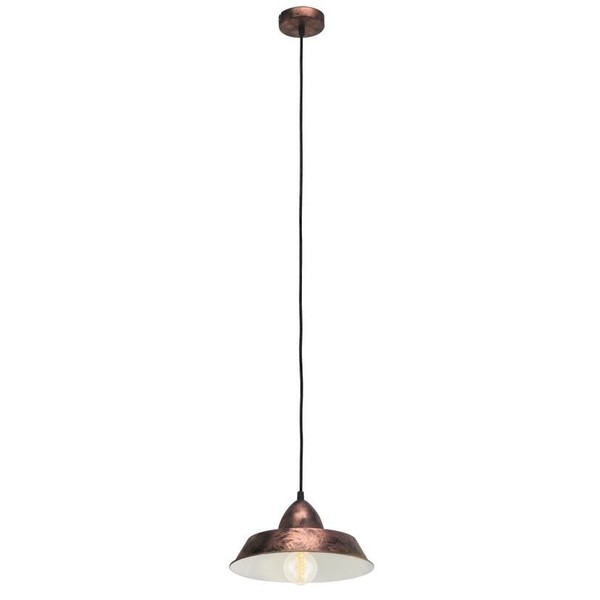 Kupferrot Loft Retro Industrial Vintage HäNgelampe Pendelleuchte 1X60W/E27-image
