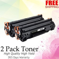 2 Pack CB436A Laser Toner Cartridge For HP 36A LaserJet Pro P1505 P1505n M1522n