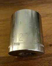 Craftsman Usa 27mm Socket 12 Point 12 Drive G 44243 Craftsman Usa 27mm Socket 12 Point 12 Drive G 44243