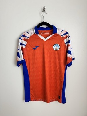 Swansea City AFC Orange & Blue Away Jersey   Joma Football Shirt Men s Medium