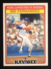 1986 KAYBEE Young Superstars Sid Fernandez #10