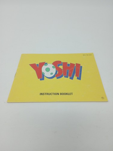 Yoshi MANUAL ONLY (Nintendo NES) Authentic Instruction Booklet NES-YM-USA - Picture 6 of 11