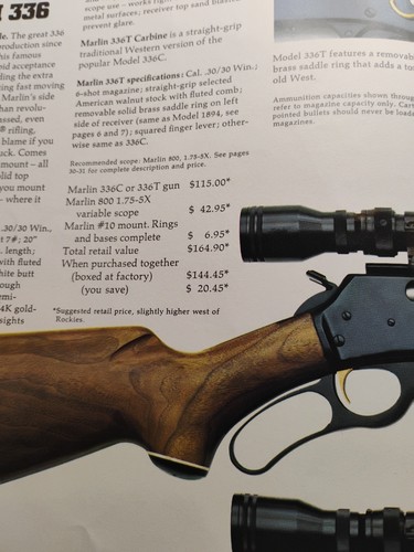 Marlin Gun Catalog Lot Of 2 1967 & 1971 - Picture 20 of 24