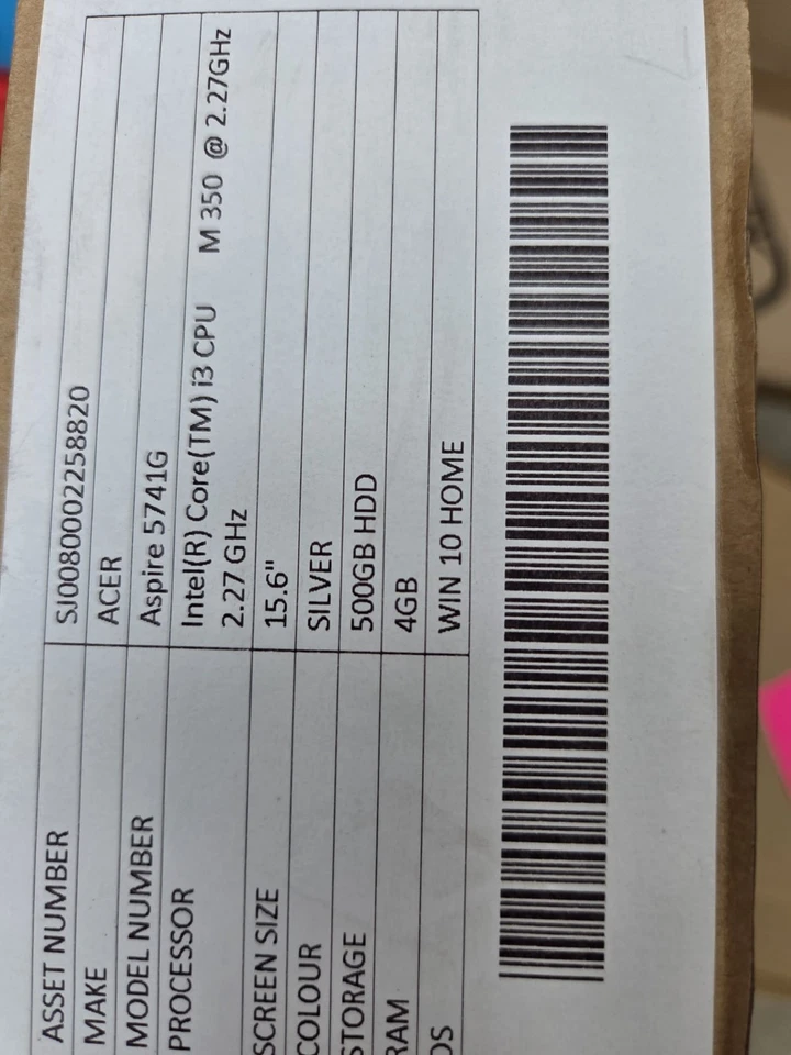 Job lot 3x Faulty Acer Simens Asus Read Description - Image 4 of 4