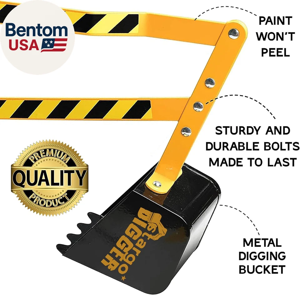 Детский экскаватор игрушка песок экскаватор на колесах, стальной песочница экскаватор игрушки для мальчиков, Sa - Изображение 2 из 4