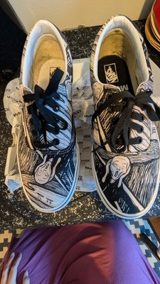 Vans x MoMA Edvard Munch The Scream Era Shoes Men s 9 Women s 10.5  w/ Box