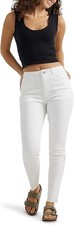 Wrangler High Rise Unforgettable Skinny Jean Bright White 10/30x28