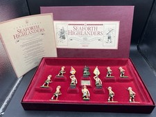 W. Britain Seaforth Highlanders 1983 Limited Edition Set w/ Box COA