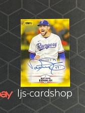 2025 Stadium Club Nathan Eovaldi Yellow Auto J1