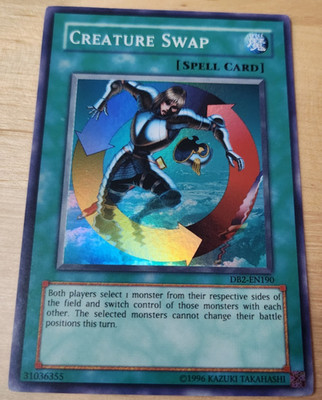 Yu-Gi-Oh! Creature Swap DB2-EN190 Super Rare Exactly as Seen