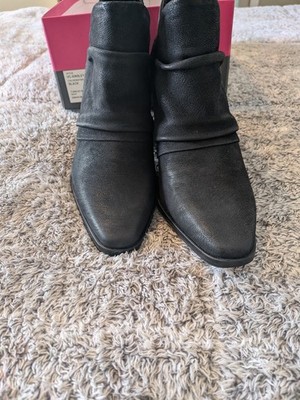 Vincent Camuto Ainsley Black 6M Ankle Heel Boots New w/Tags