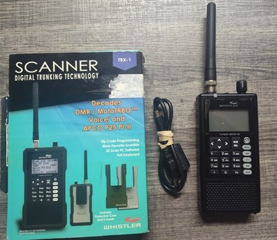 Whistler TRX-1 Handheld Digital Scanner w/ Antenna USB Cable 16GB SD Card Incl.