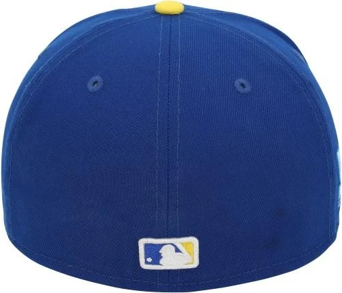 Brooks Lee Twins GU Blue and Yellow City Connect Cap from the 2024 MLB Season - Image 4 of 4