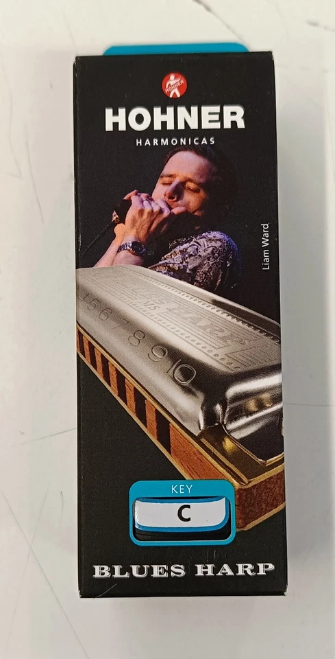 Hohner Harmonica Blues Harp MS Tonalité Do C Diatonique 20 voix peignes en bois - Photo 4/4