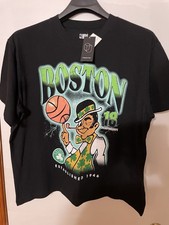 New Boston Celtics 18-Time NBA Champions Black T-Shirt Size Men L Large