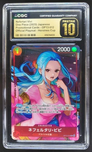 2025 ONE PIECE JP NEFERTARI VIVI PROMO OP13-012 CGC 10 PRISTINE U PT