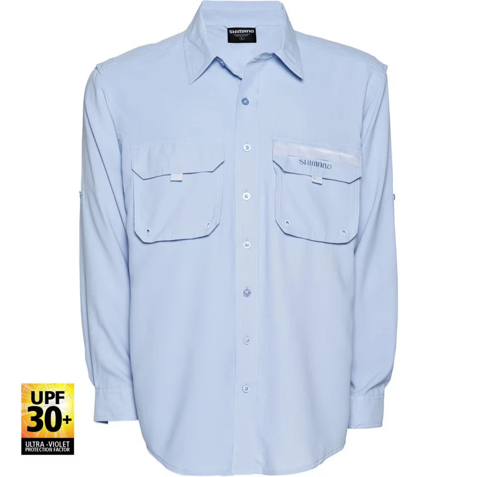 Shimano Ventilated Quick Dry Breathable Fishing Shirt UPF 30+ Sizes S to 3XL - Image 4 of 4