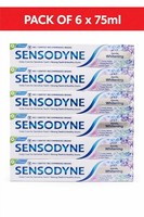 12 Pack Of Sensodyne Whitening Sensitive Toothpaste 75ml Daily Care Gentle