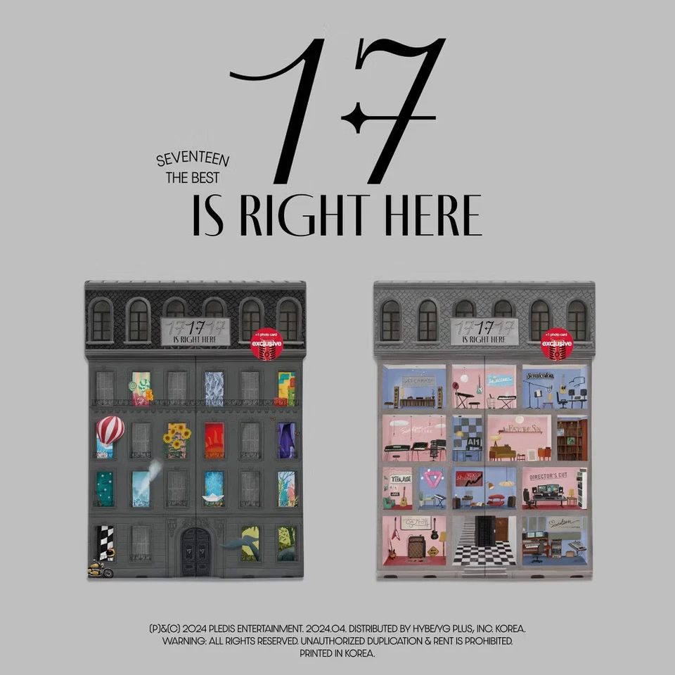 SEVENTEEN - SEVENTEEN BEST ALBUM '17 IS RIGHT HERE'