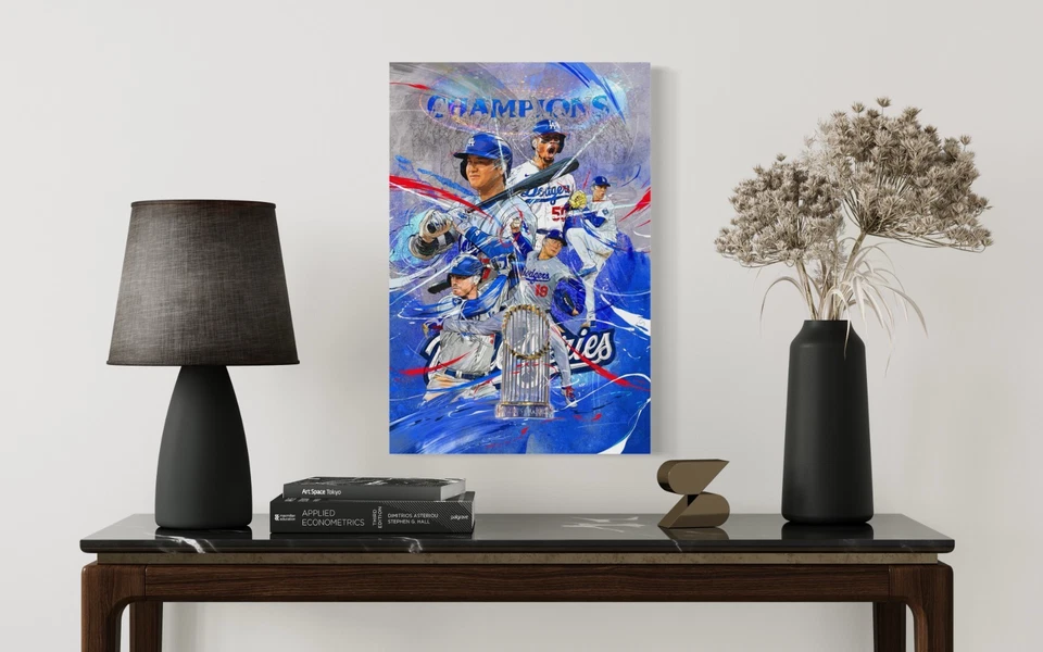 Los Angeles Dodgers 2025 World Series Champions CANVAS | Ohtani, Bettis, Freeman - Image 2 of 4