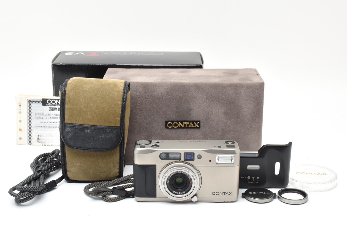 Almost Unused w/Data Back] Contax TVS Point & Shoot 35mm Film