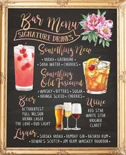 Insegna Metallo Vino Cocktail Bevanda Birra Pub Bar Garage Vintage Lavoro Compleanno Divertente